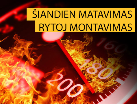 įtempiamos lubos akcija