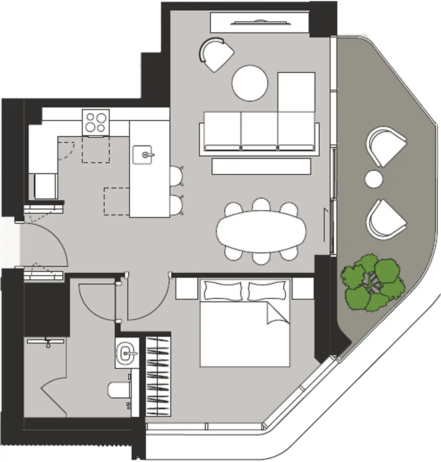 Планировка Artistry One Residences by Select Group
