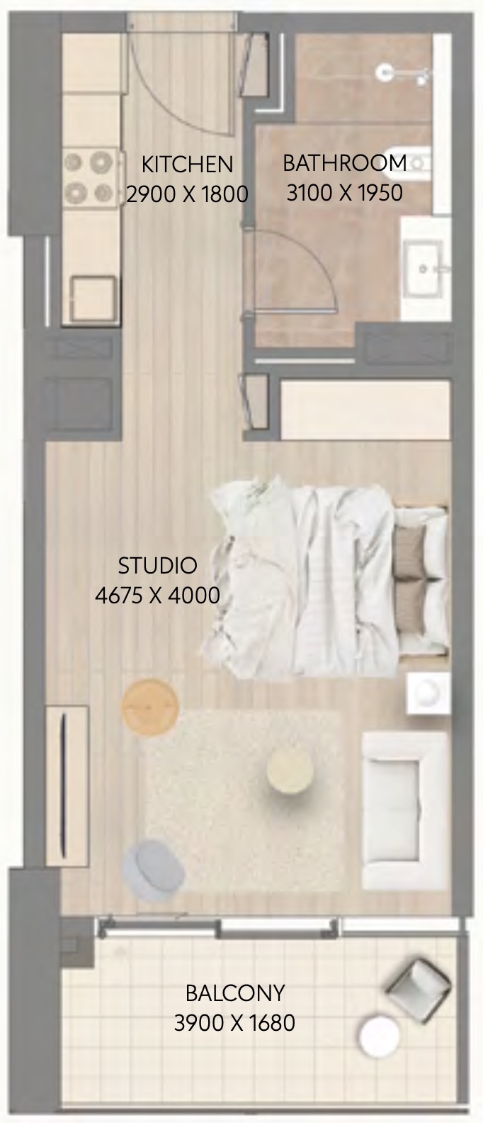 Floor Plans of RAK Properties Cape Hayat