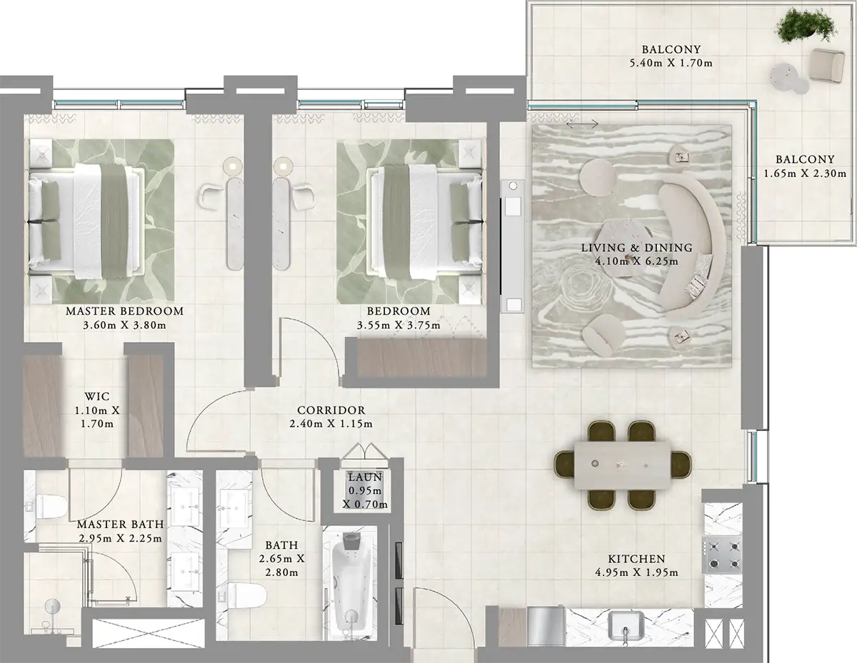 Floor Plans for Emaar Oria in Dubai