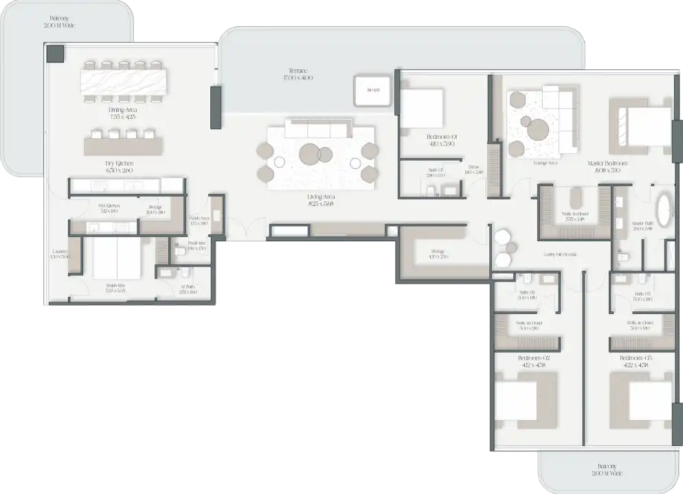 Floor Plans of The Caden by Prescott