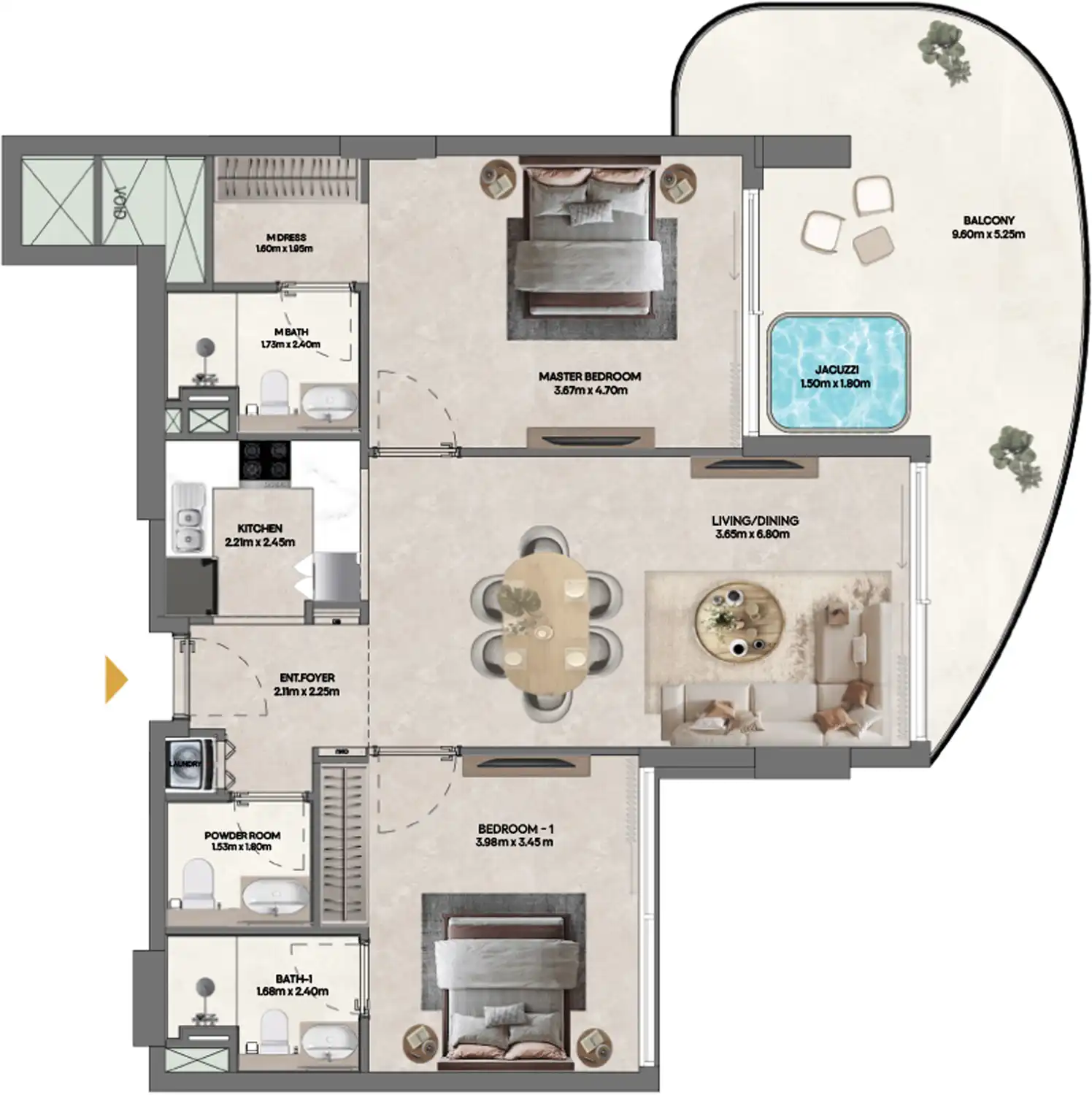 Floor Plans of Hermina by Casagrand