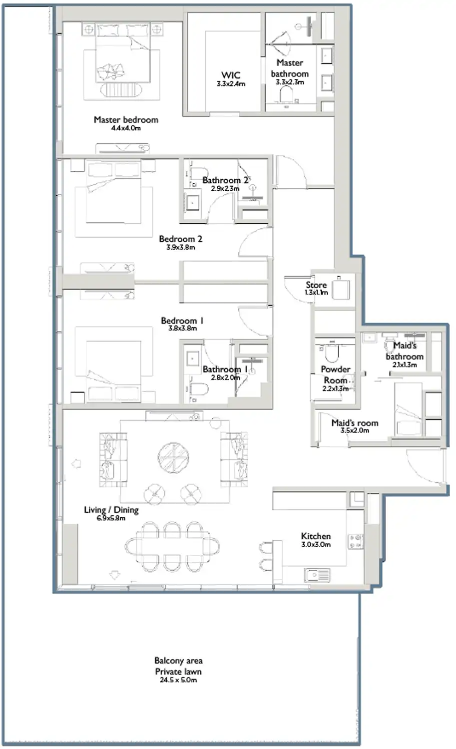 Планировка Serenia District East
