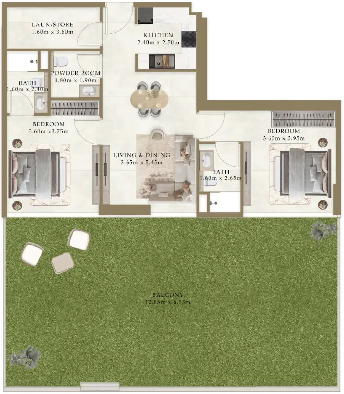 Floor Plans for Ryze Residences by AUM in Dubai