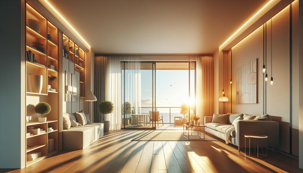 Лучшие квартиры в Батуми для посуточной аренды Современная квартира в Батуми с видом на море и уютной террасой