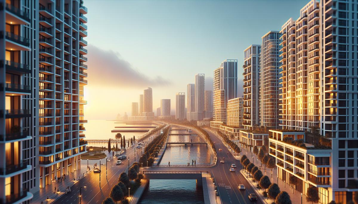 Перспективы рынка недвижимости Батуми в 2025 году Вид на набережную Батуми и жилые дома — перспектива рынка недвижимости 2025