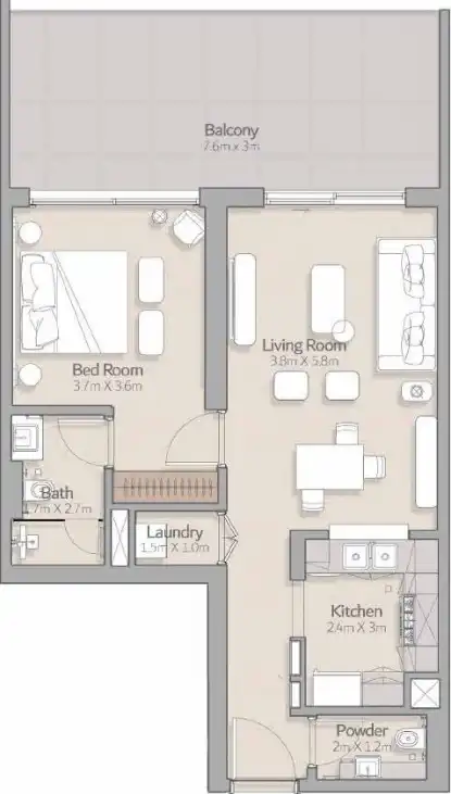 Floor Plans for South Square by Dubai South in Dubai