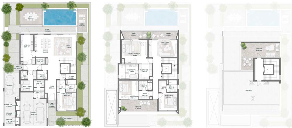 Планировки District One West 2 Villas