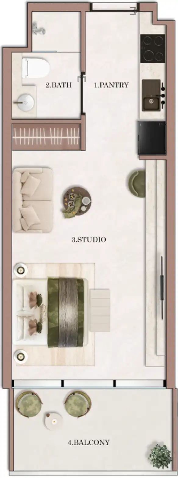 Планировка Havencia by ALA Developments