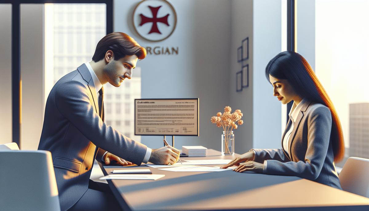 Как открыть счёт в банке Грузии: пошагово и документы Человек подписывает банковские документы в Грузии