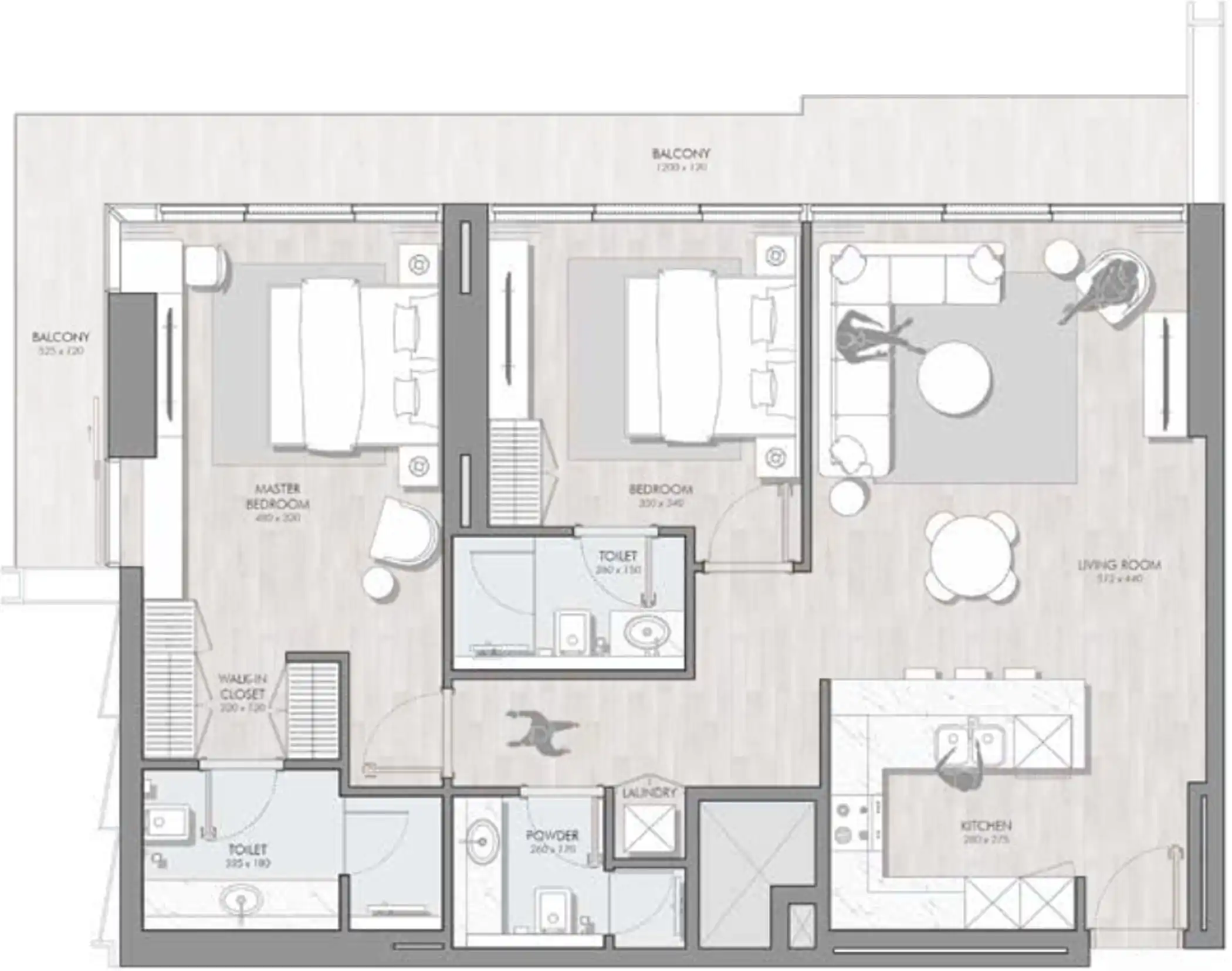 Планировка Avant Garde Residences 2