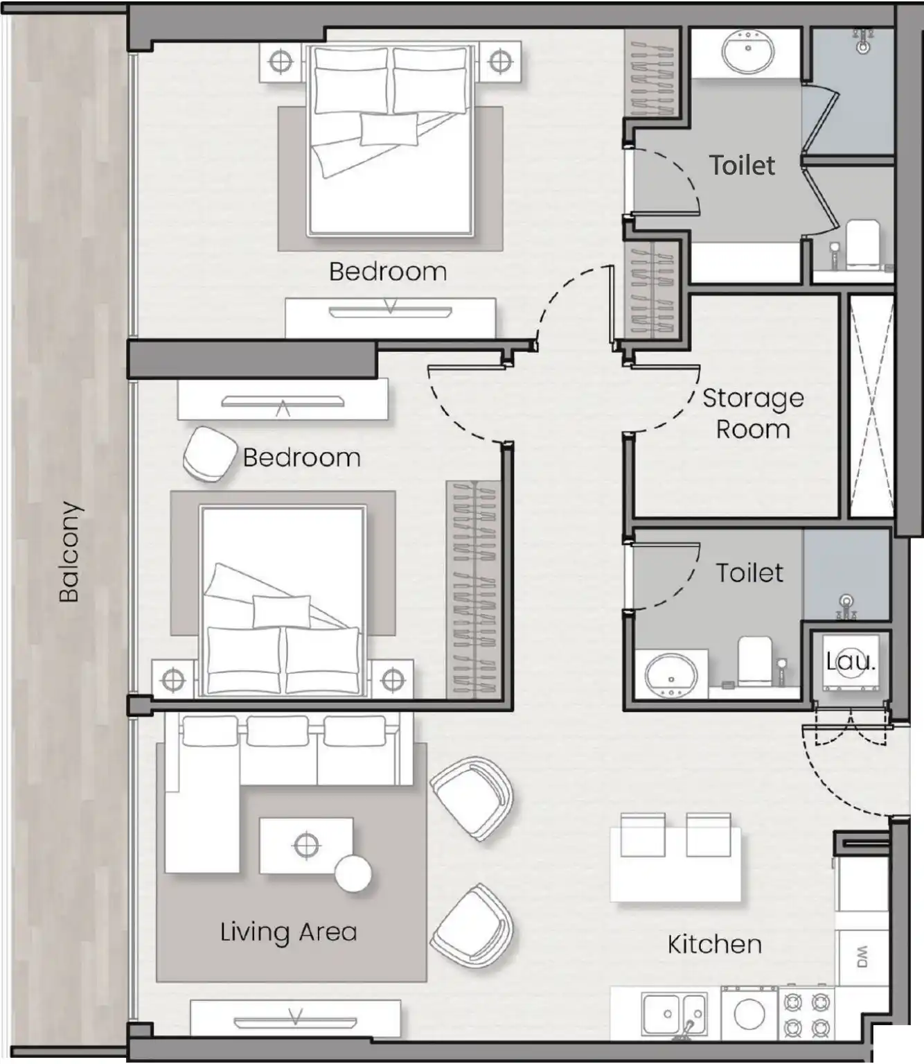 Floor Plans of Havelock Heights JVC