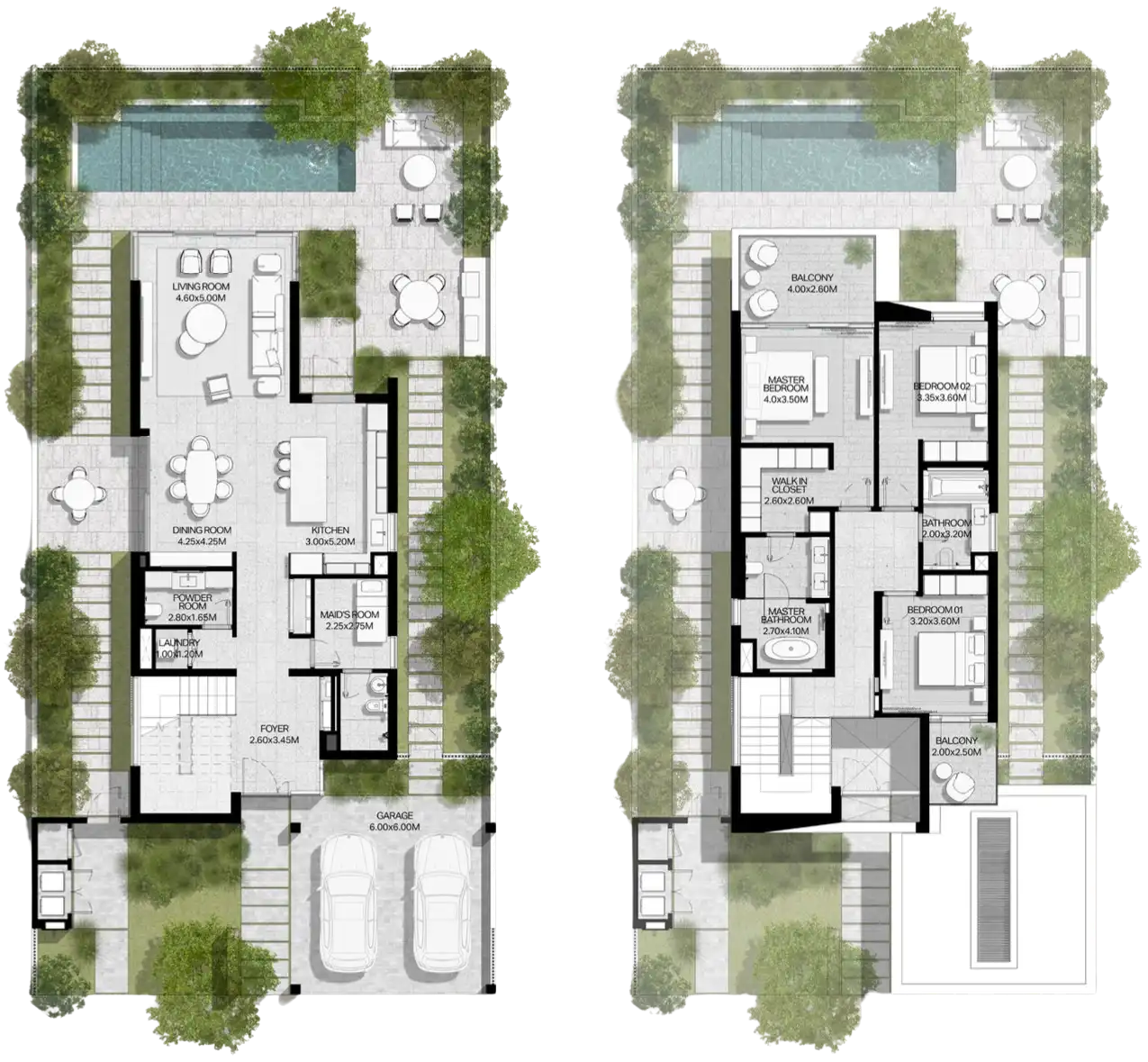 Floor Plans for Meraas The Acres in Dubai