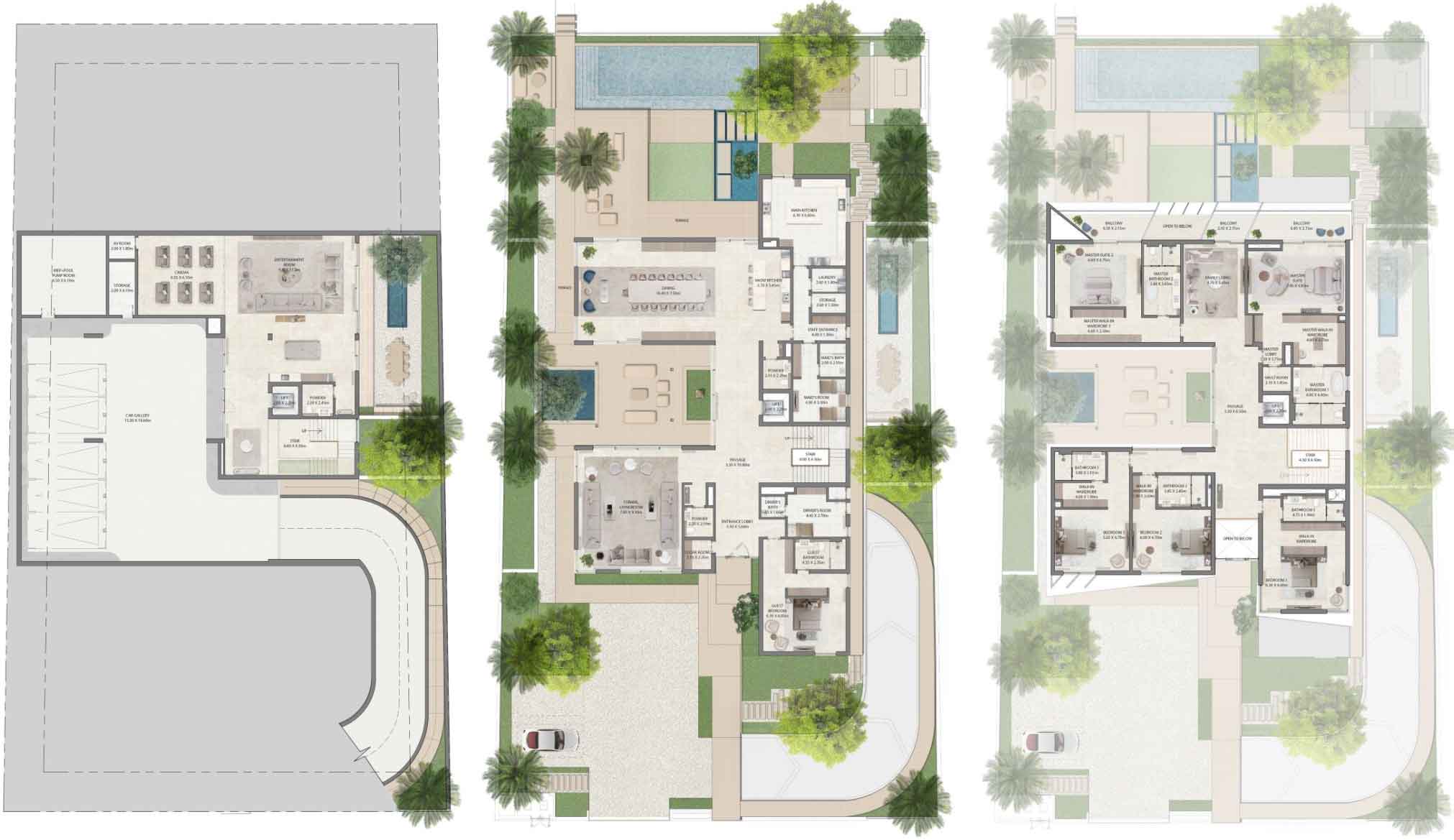 Floor Plans of Emaar Lavita The Oasis