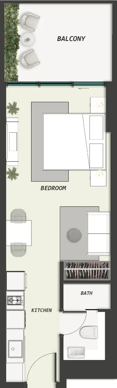 Floor Plans for Samana Avenue in Dubai