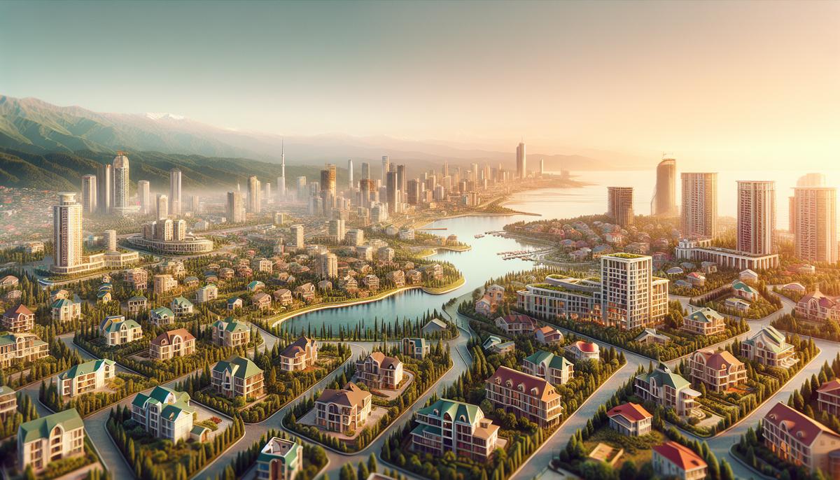 Где лучше жить в Батуми: центр, пригород или у моря Вид на Батуми с набережной и городским центром