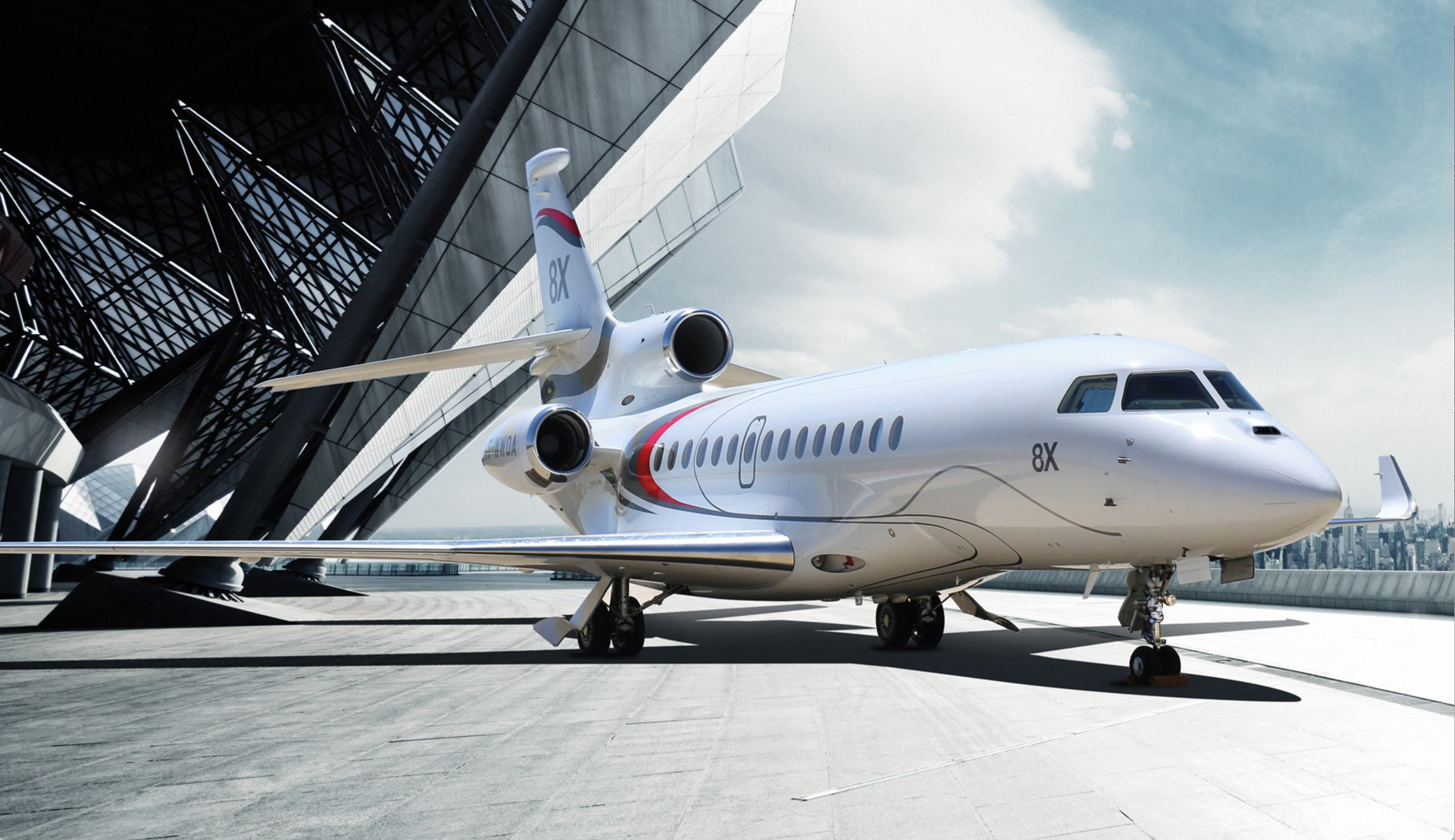 Book Private Air Charter on Falcon 8X