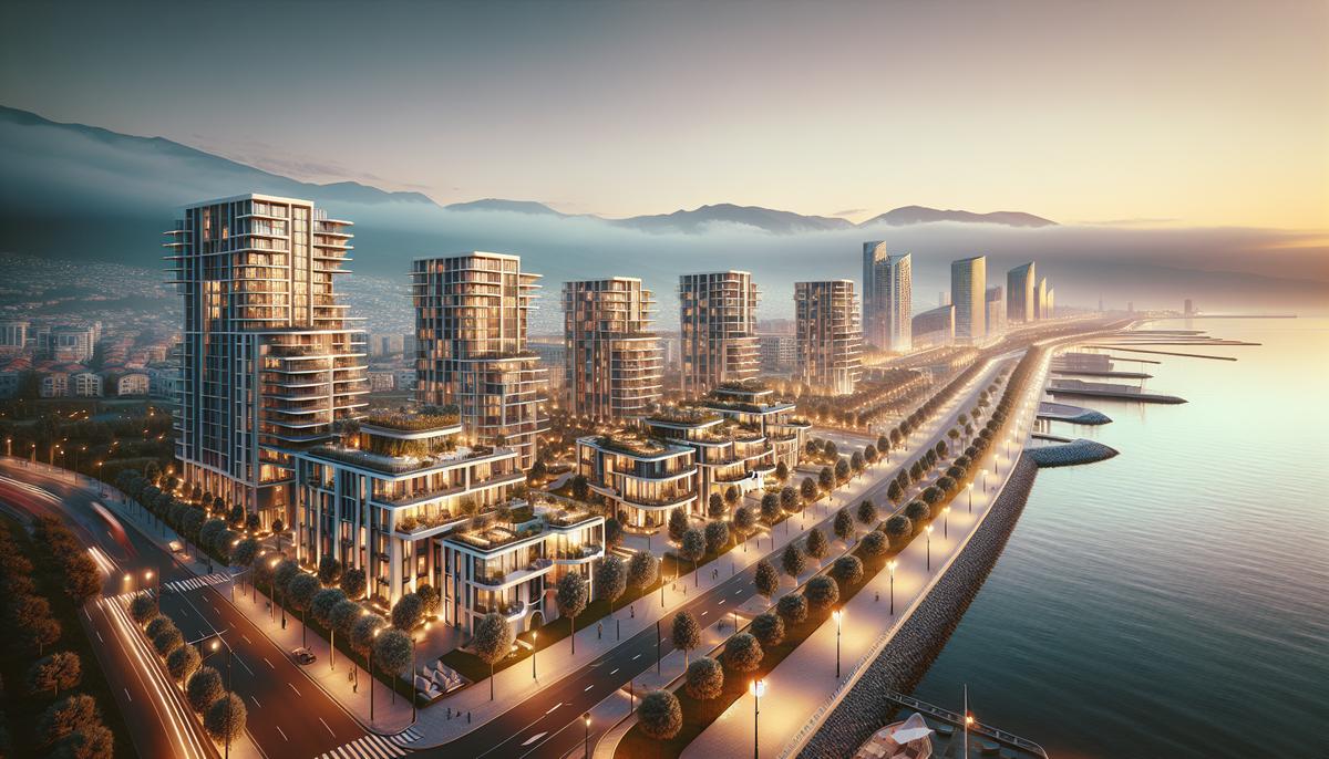 Лучшие районы Батуми для покупки квартиры Вид на набережную Батуми и современные жилые дома