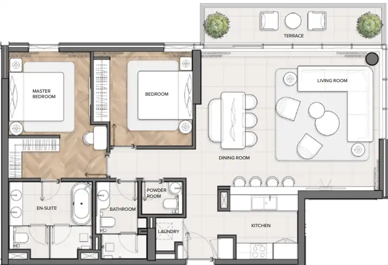 Floor Plans for Residences Du Port Autograph Collection in Dubai