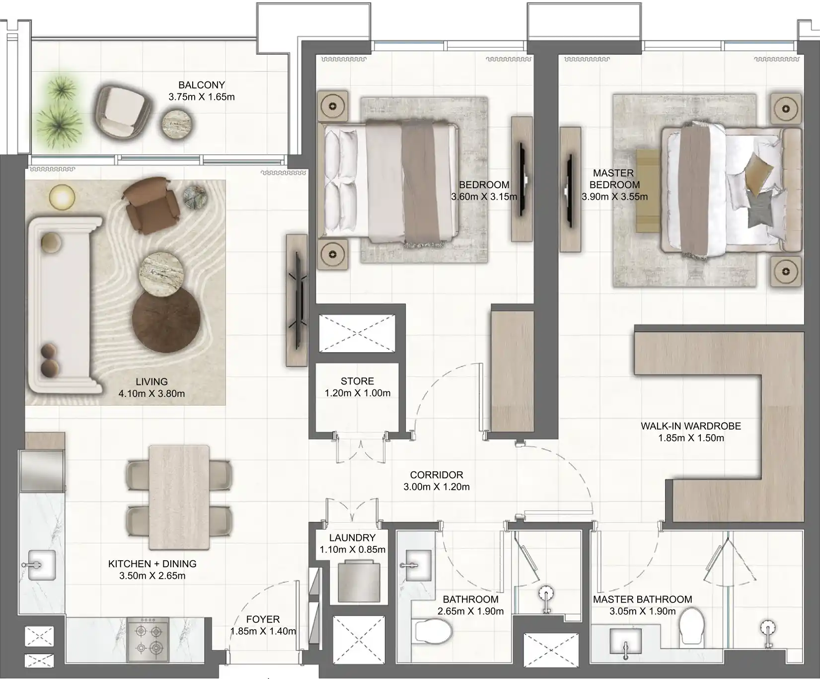 Floor Plans of Emaar Terra Heights