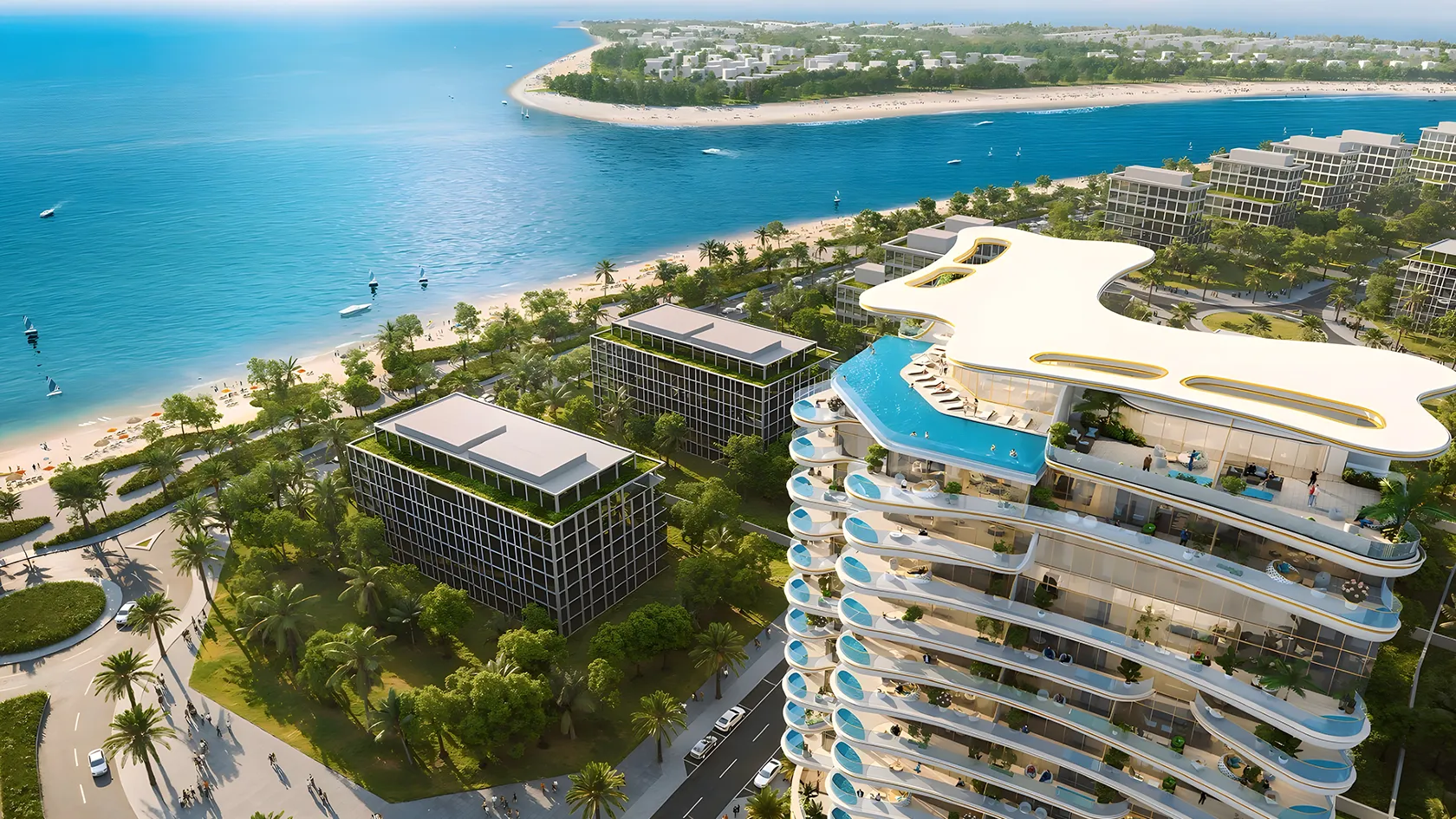 Апартаменты Imtiaz Beach Walk Grand на острове Дубай Айлендс