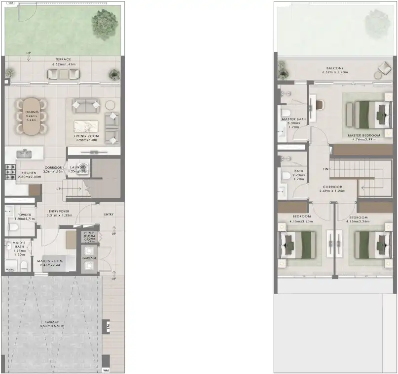 Планировка Emaar Equestra