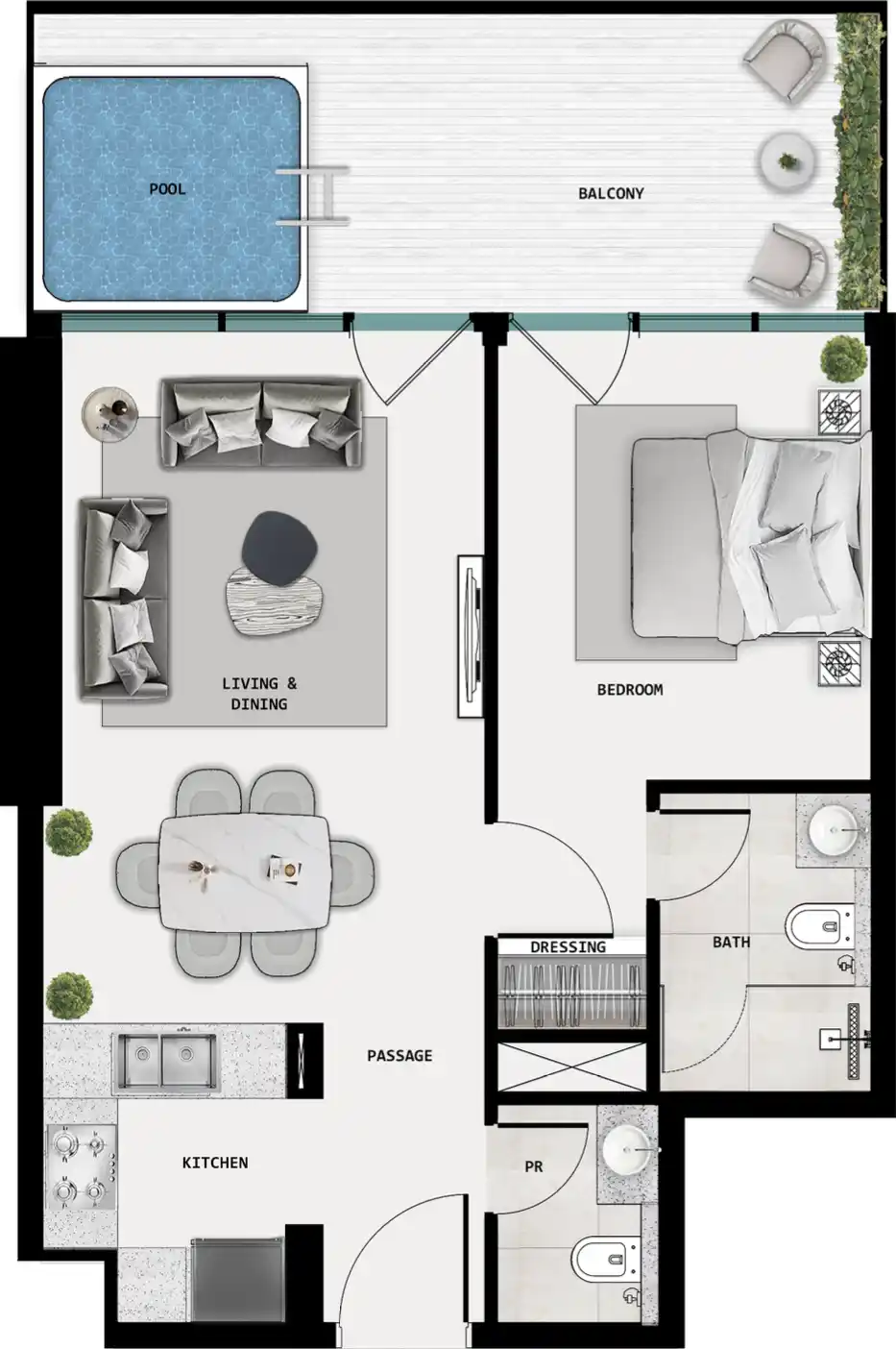 Floor Plans of Samana Barari Lagoons