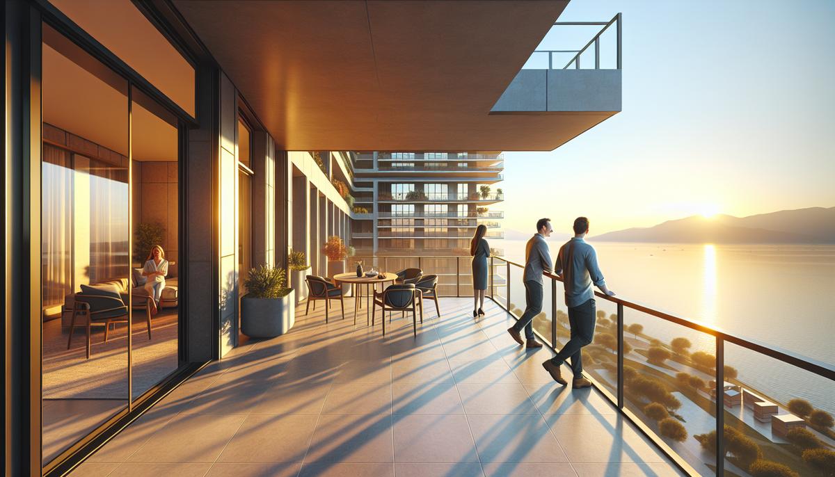 Покупка квартиры у моря: чек-лист покупателя в Батуми Балкон с видом на море в Батуми