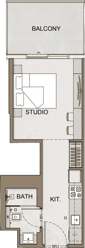 Floor Plans for Binghatti Skyhall in Dubai