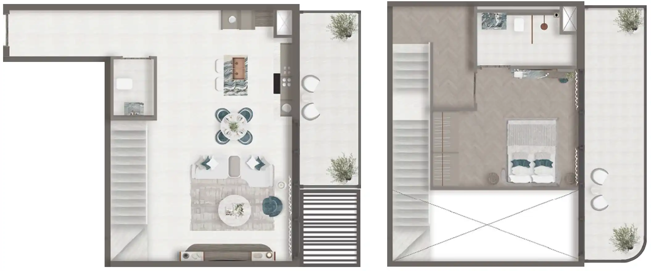 Планировки 241 Waterside Dubai Islands