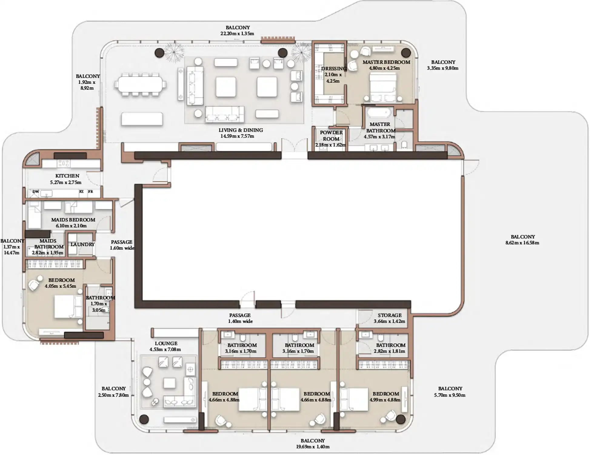 Планировки Meraas The Edit at d3