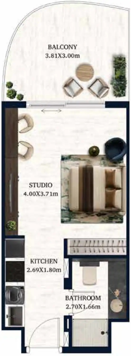 Планировки Jacob & Co Residences by Mantra