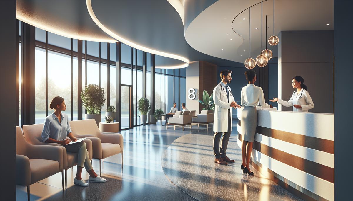 Медицина в Грузии: как оформить страховку и где лечиться Пациенты и врач в современной клинике Грузии