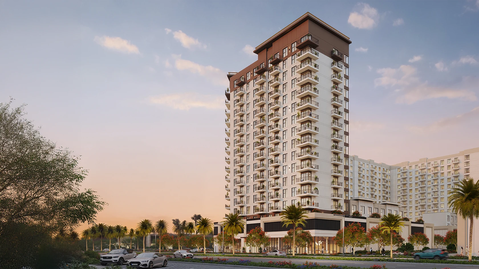 Nshama RoseWell at Town Square Dubai — Апартаменты в Дубае