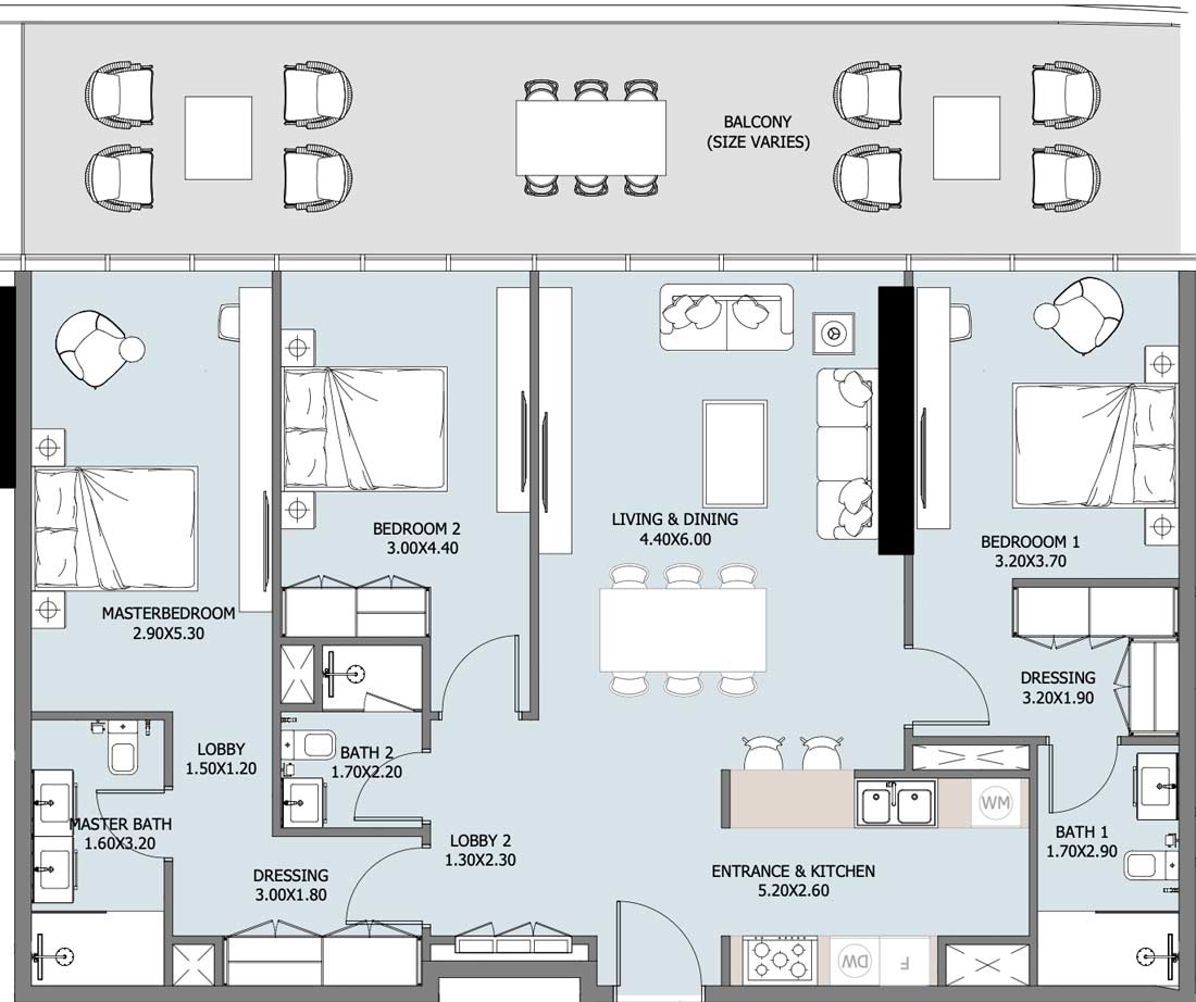 Floor Plans of Marlin by Reportage Properties