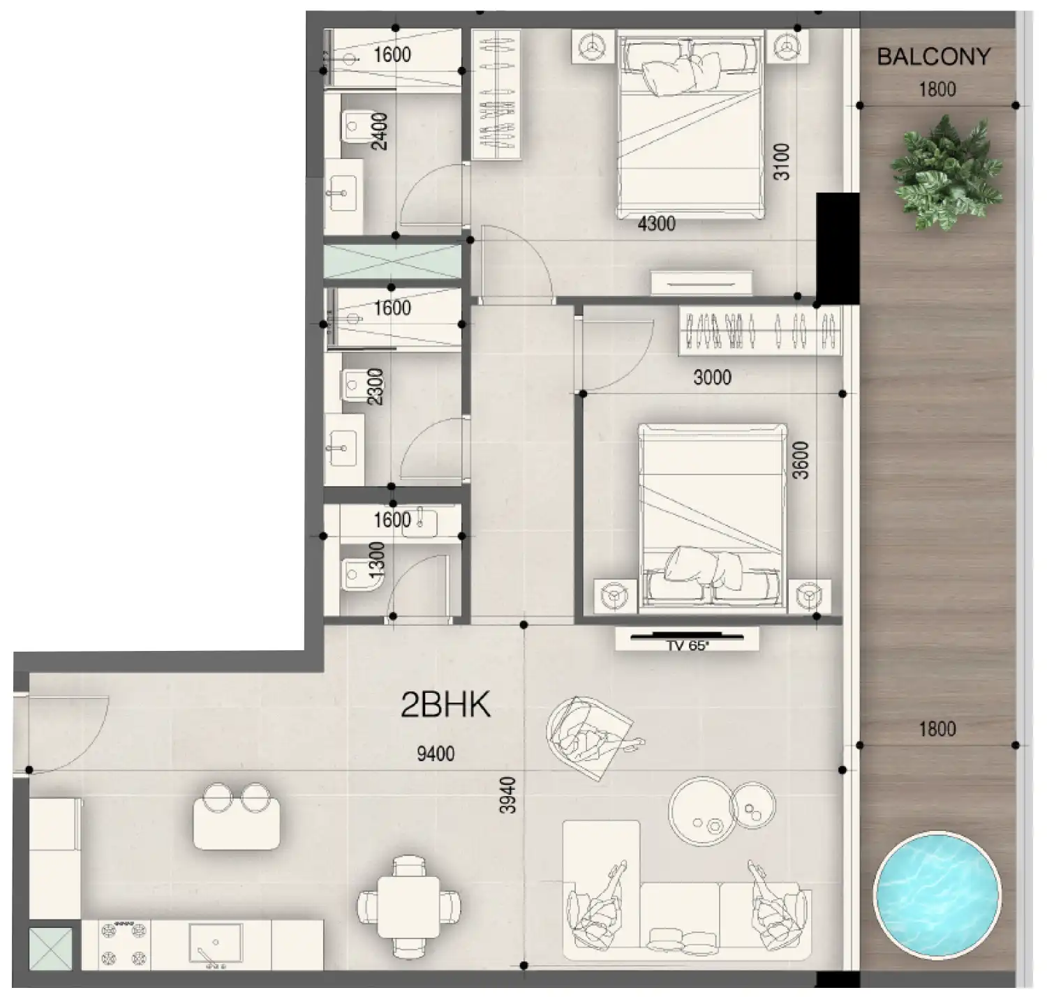 Floor Plans for Peace Avenue in Dubai
