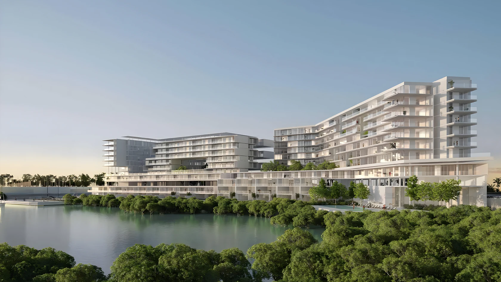 Апартаменты Creekside Residence at Al Zorah City в Аджмане (ОАЭ)