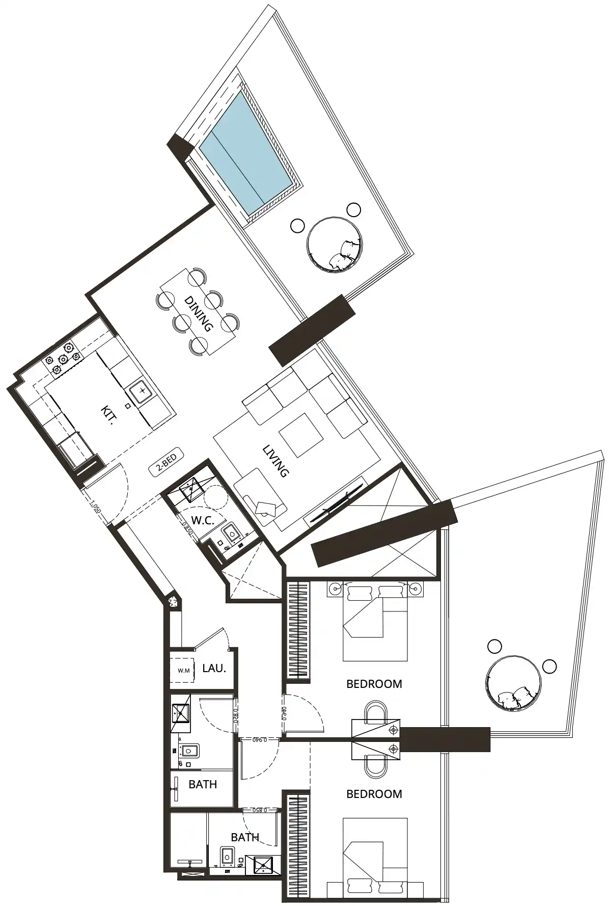 Floor Plans of Binghatti Grove