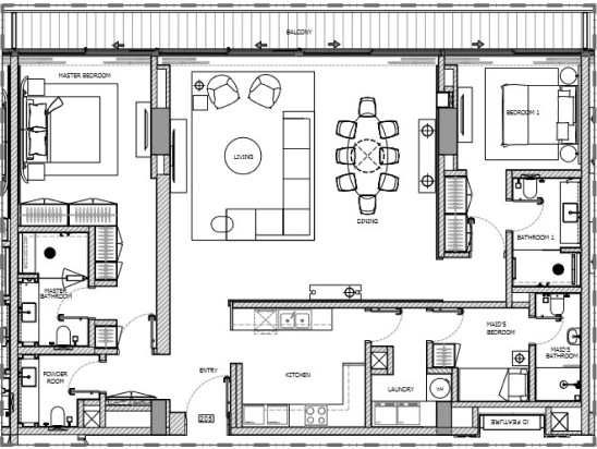 Floor Plans of Eden House The Canal