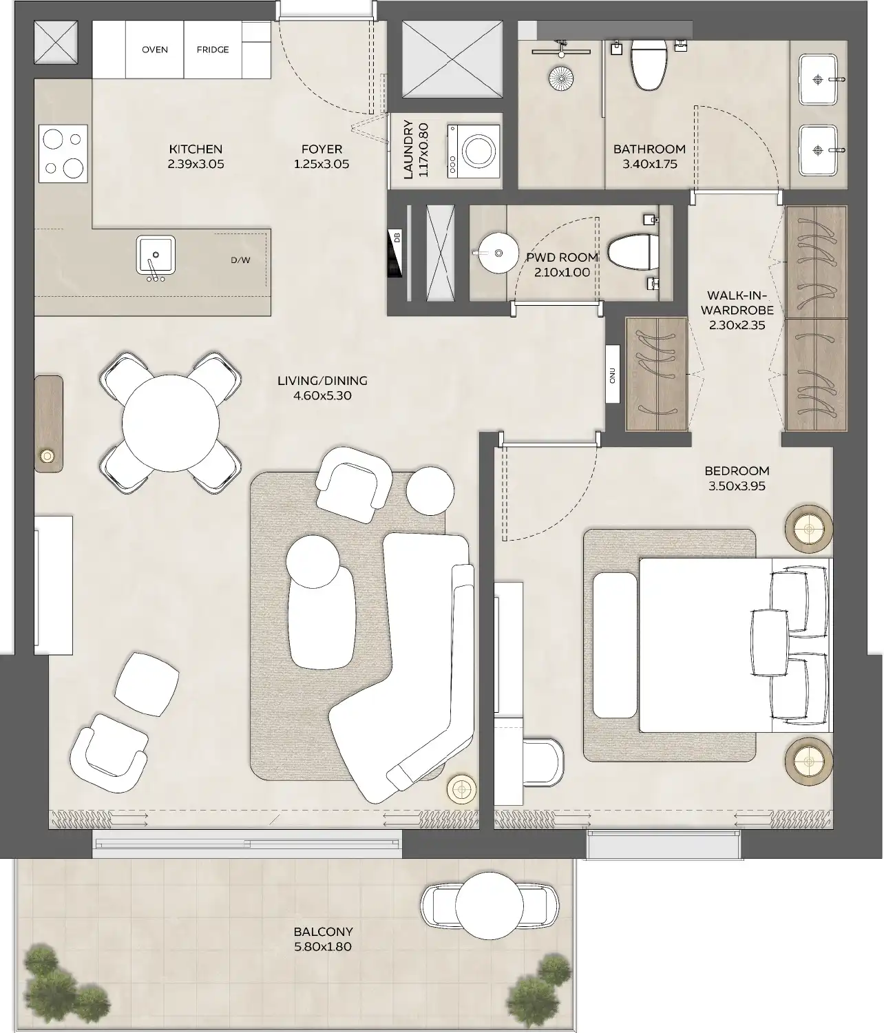 Floor Plans for Ghadeer at Expo Valley Views in Dubai
