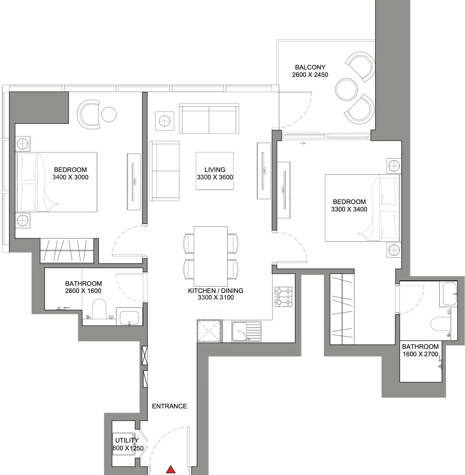 Floor Plans for Sobha Skyscape Altius in Dubai