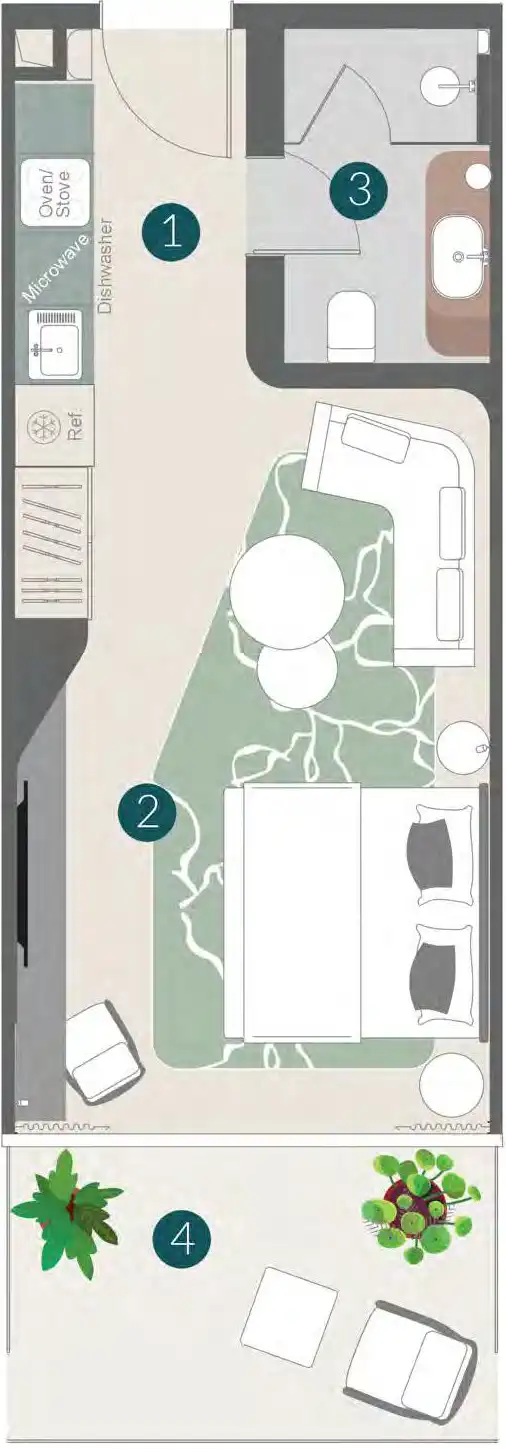 Floor Plans of Palazzo Tissoli