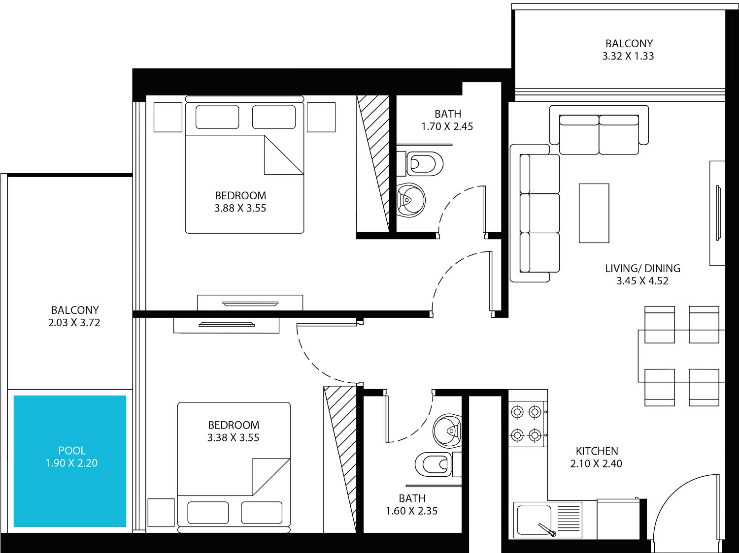 Floor Plans of Danube Sportz