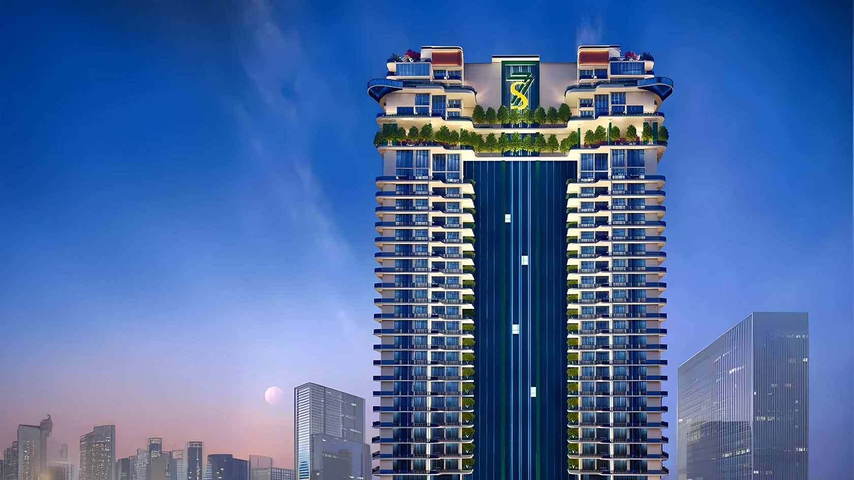 Апартаменты 77S Tower в Дубае в районе Business Bay