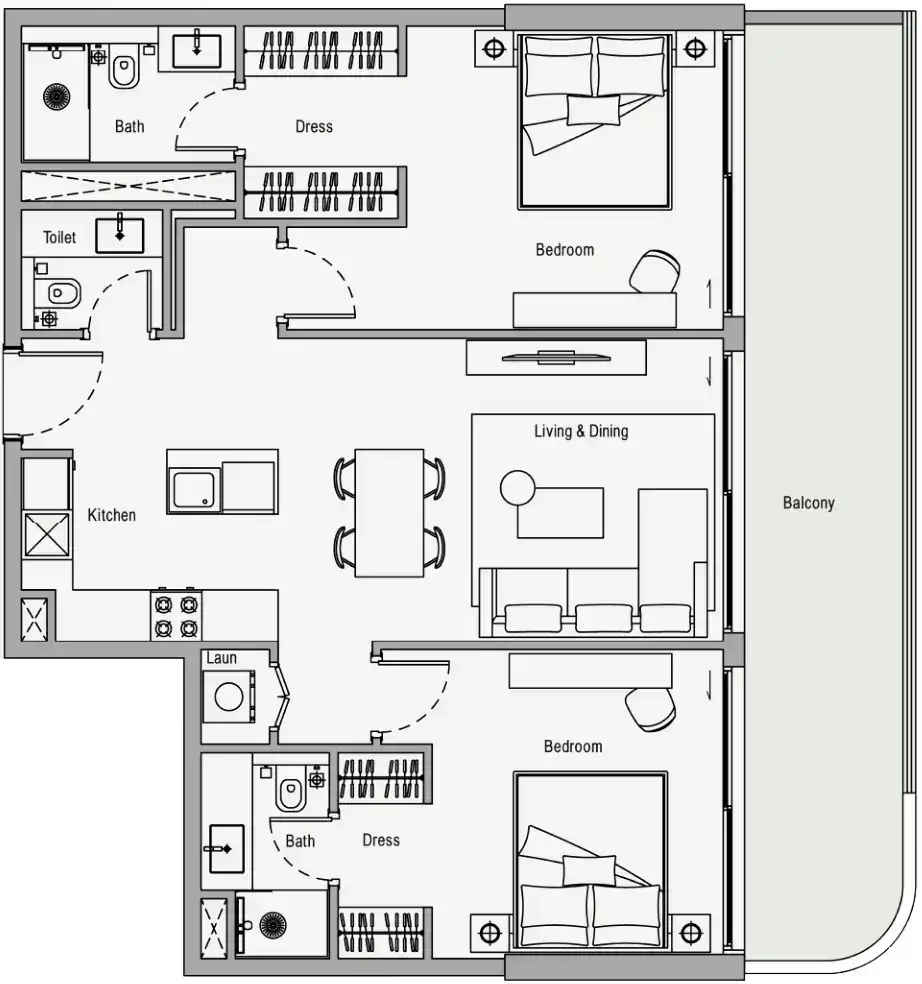 Floor Plans for Oxford Cove by Iman in Dubai