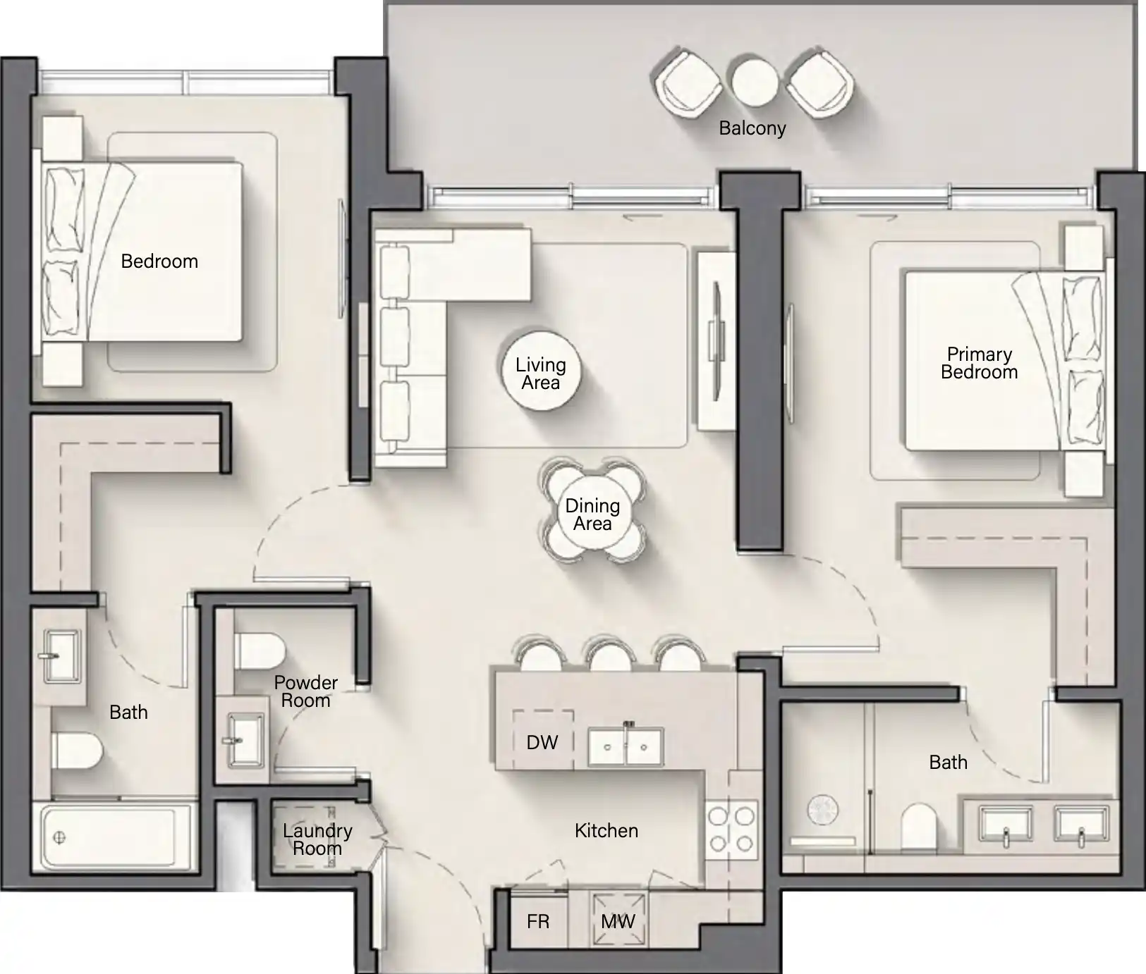 Floor Plans for Ellington Playa Del Sol in Ras Al Khaimah