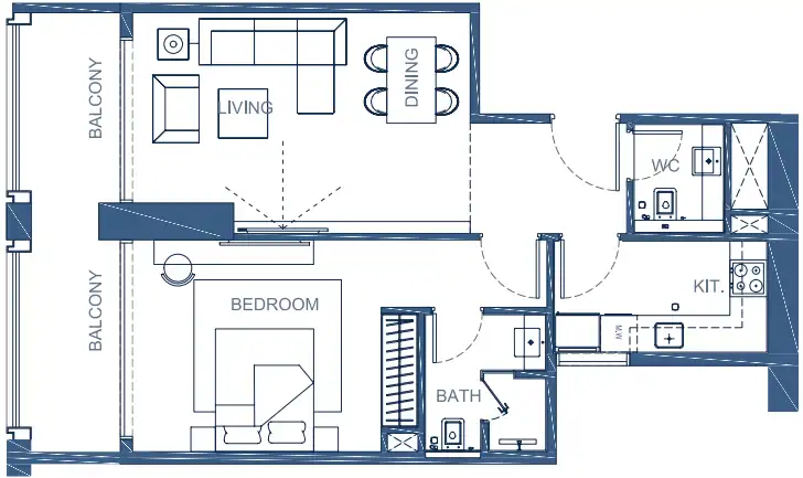 Floor Plans of Binghatti Twilight