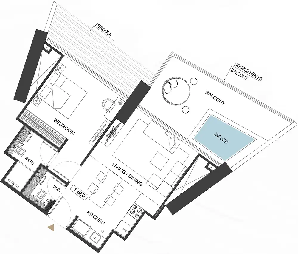 Floor Plans for Binghatti Royale in Dubai