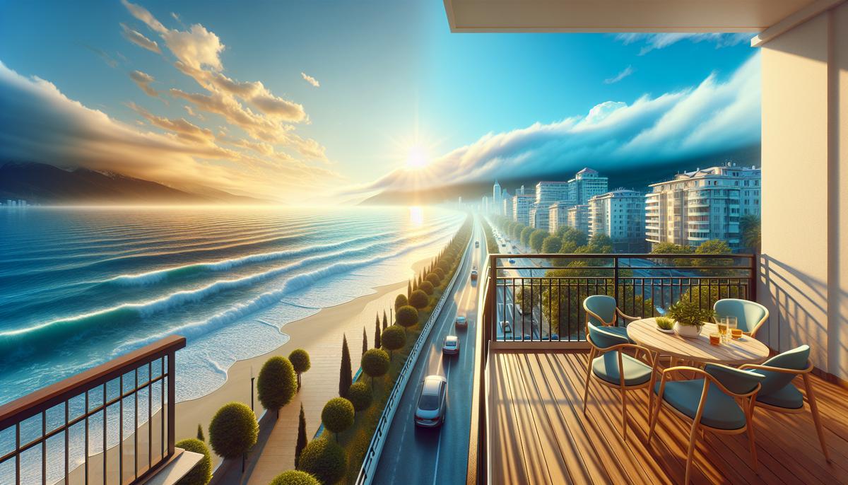 Погода в Батуми по сезонам Вид на набережную Батуми при разной погоде