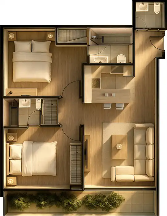 Floor Plans for Celesto Tower in Dubai